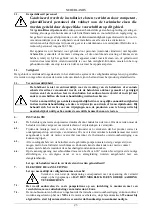 Предварительный просмотр 28 страницы DAB NOVAIR 200 Instruction For Installation And Maintenance