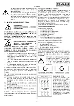 Предварительный просмотр 11 страницы DAB SMC10 Instruction For Installation And Maintenance