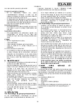 Предварительный просмотр 24 страницы DAB SMC10 Instruction For Installation And Maintenance