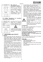 Предварительный просмотр 34 страницы DAB SMC10 Instruction For Installation And Maintenance