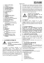 Предварительный просмотр 48 страницы DAB SMC6 Instruction For Installation And Maintenance