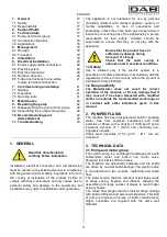 Предварительный просмотр 3 страницы DAB SS6 Instruction For Installation And Maintenance