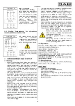 Предварительный просмотр 7 страницы DAB SS6 Instruction For Installation And Maintenance