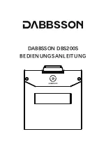 Предварительный просмотр 8 страницы DABBSSON DBS200S User Manual