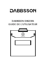 Предварительный просмотр 29 страницы DABBSSON DBS200S User Manual