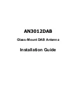 DABmotion AN3012DAB Installation Manual preview