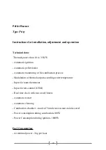 Preview for 2 page of Dabos PG25CSH Instructions For Installation And Operation Manual