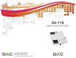 Предварительный просмотр 1 страницы DAC DA-116 Quick Start Manual