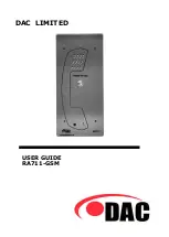 DAC RA711-GSM User Manual предпросмотр