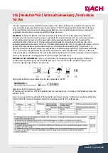 Preview for 3 page of DACH Neolution Air 255 Instructions For Use