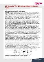 Preview for 4 page of DACH Neolution Air 255 Instructions For Use