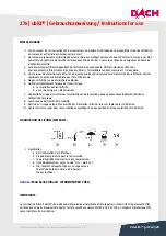 Предварительный просмотр 6 страницы DACH ubiQ 27 Series Instructions For Use Manual