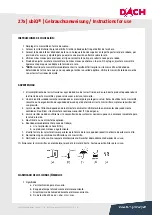 Preview for 9 page of DACH ubiQ 27 Series Instructions For Use Manual