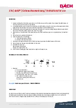 Preview for 13 page of DACH ubiQ 27 Series Instructions For Use Manual