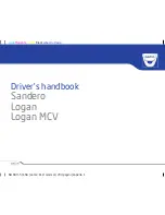 Preview for 1 page of Dacia 2014 Logan MCV Driver'S Handbook Manual