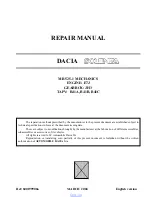 Dacia Solenza 2004 Repair Manual preview