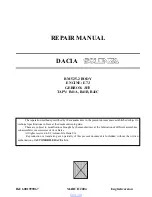 Preview for 372 page of Dacia Solenza 2004 Repair Manual