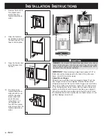 Предварительный просмотр 14 страницы Dacor 100500 Installation Instructions Manual