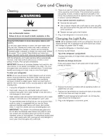 Preview for 13 page of Dacor 106622 Use & Care Manual