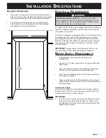 Предварительный просмотр 5 страницы Dacor 36 Installation Instructions Manual