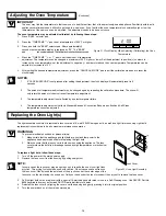 Предварительный просмотр 16 страницы Dacor ACS273 Use & Care Manual