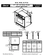 Предварительный просмотр 2 страницы Dacor & PCS Planning Manual