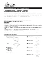 Preview for 1 page of Dacor AOCTK27 Installation Instructions