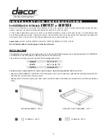 Предварительный просмотр 1 страницы Dacor AOMTK27 Installation Instructions