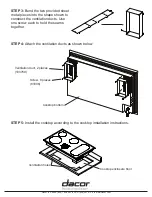 Предварительный просмотр 2 страницы Dacor ATD323 Installation Instructions