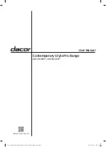 Dacor Contemporary DOP48C86D Series User Manual preview