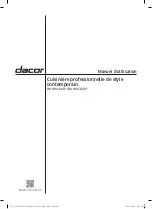 Предварительный просмотр 217 страницы Dacor Contemporary DOP48C86D Series User Manual