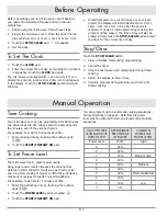 Preview for 12 page of Dacor DCM24 Use And Care Manual