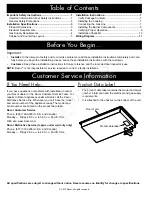 Preview for 2 page of Dacor DCT365/LP Installation Instructions Manual