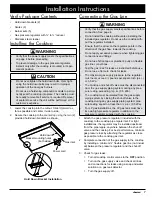 Preview for 9 page of Dacor DCT365/LP Installation Instructions Manual