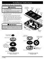 Preview for 10 page of Dacor DCT365/LP Installation Instructions Manual