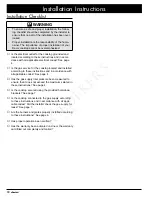 Preview for 12 page of Dacor DCT365/LP Installation Instructions Manual