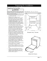 Предварительный просмотр 7 страницы Dacor DDWF24S Installation Instructions Manual