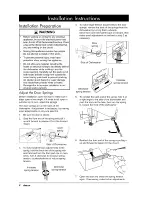 Предварительный просмотр 10 страницы Dacor DDWF24S Installation Instructions Manual