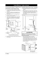 Предварительный просмотр 12 страницы Dacor DDWF24S Installation Instructions Manual