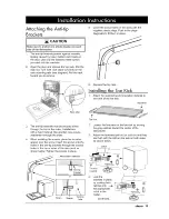 Предварительный просмотр 15 страницы Dacor DDWF24S Installation Instructions Manual