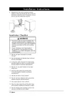 Предварительный просмотр 16 страницы Dacor DDWF24S Installation Instructions Manual