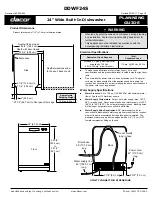 Dacor DDWF24S Planning Manual предпросмотр