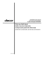 Dacor DHD30M700WM Installation Instructions Manual preview