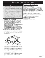 Preview for 7 page of Dacor DHI361 Installation Instructions Manual