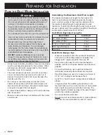 Preview for 8 page of Dacor DHI361 Installation Instructions Manual