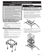 Preview for 9 page of Dacor DHI361 Installation Instructions Manual