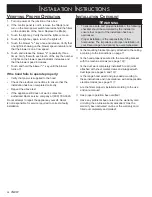 Preview for 14 page of Dacor DHI361 Installation Instructions Manual