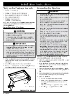 Preview for 10 page of Dacor Discovery DCYT365GWLP Installation Instructions Manual