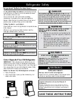 Preview for 4 page of Dacor Discovery DYF42BSIWS Installation Instructions Manual