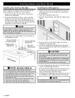 Preview for 16 page of Dacor Discovery DYF42SBIWS Installation Instructions Manual